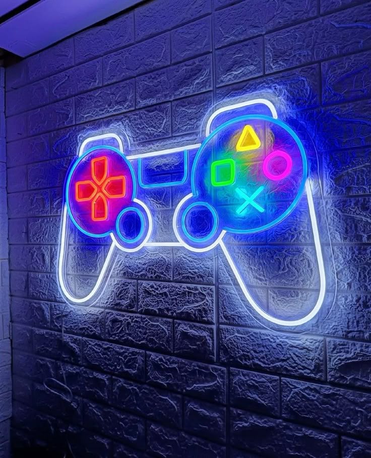Game Console Neon Sign