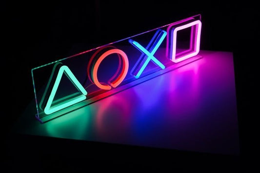 △OX▢ Neon Sign